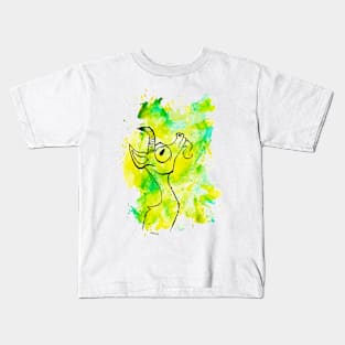 Watercolor Goat Kids T-Shirt